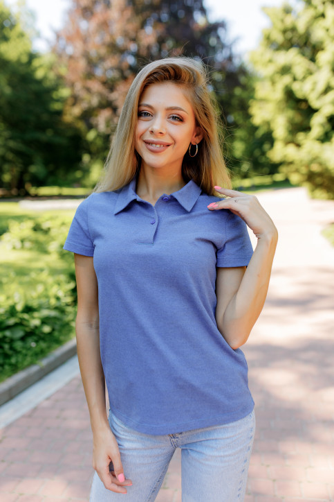 Купити жіночу футболку Поло ( джинс)  в Україні від Галичанка фото 2