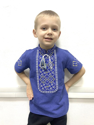 Купить вышитую футболку для мальчика Иванко  - цена от производителя Галичанка