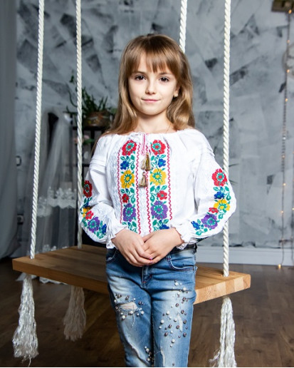 Вышиванка для девочки Галинка – купить в Украине от Галычанка	