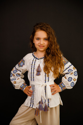 Вышиванка для девочки Олеся – купить в Украине от Галычанка	