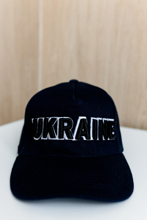 кепка Ukraine 3D (темно синя) фото 1