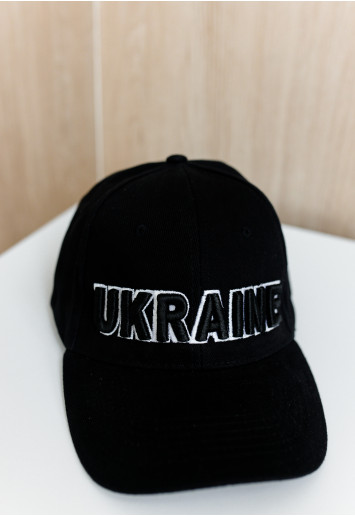 кепка Ukraine 3D (чорна)