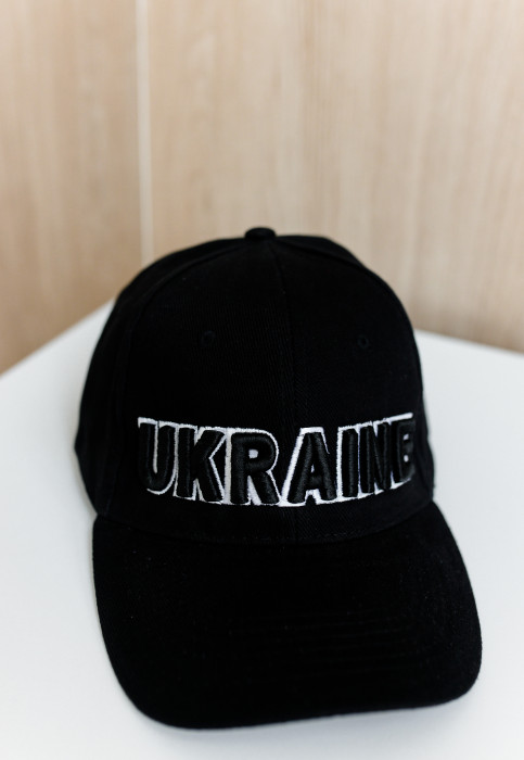 кепка Ukraine 3D (чорна) фото 1