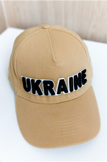 кепка Ukraine 3D (бежева)