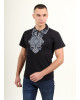 Купити чоловічу футболку вишиванку Перемога ( чорна з сірим ) в Україні від Галичанка фото 2