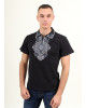 Купити чоловічу футболку вишиванку Перемога ( чорна з сірим ) в Україні від Галичанка фото 1>