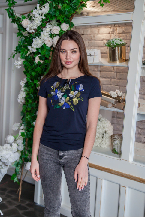Купити жіночу футболку вишиванку Сяйво в Україні від Галичанка фото 1