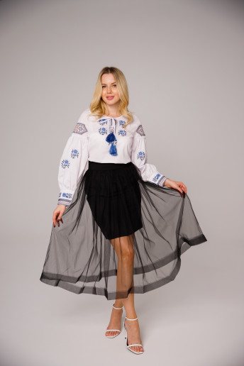 Купить женский костюм  Ружа ( юбка 6/8) с вышивкой в Украине от Галичанка