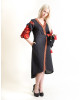 Купити вишиту сукню Дерево життя (чорна) в Україні від виробника Галичанка фото 2