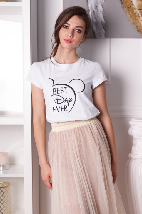 Купити жіночу футболку Casual Ever Day (біла)  в Україні від Галичанка фото 2