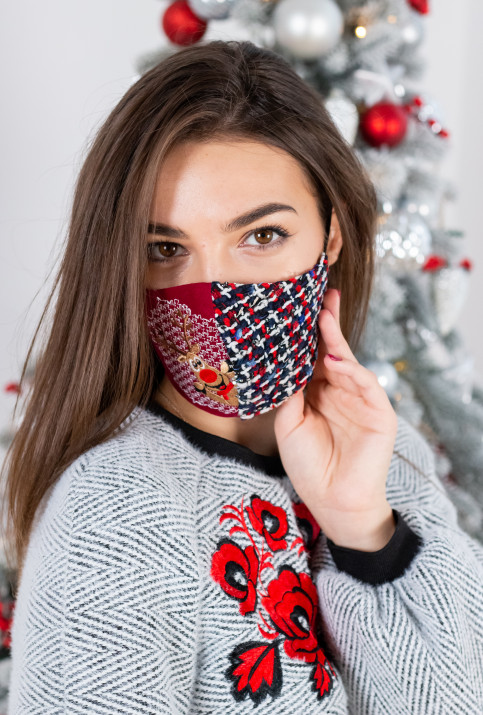 Купити захисну маску Позитивчик в Україні від виробника Галичанка фото 2