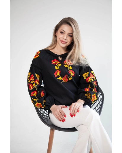 Єлеонора (черная с золотом)