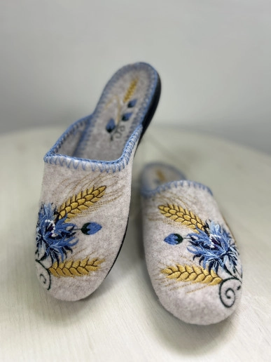 WOMEN'S SLIPPERS VOLOSHKI BLUE