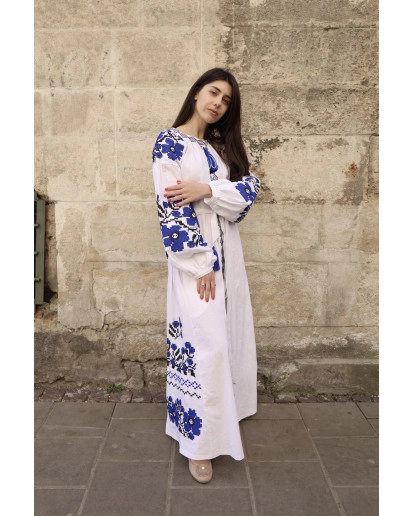 Paruzkiy buket (white and blue)