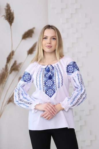 Ганна  (біла з синьо-голубим)