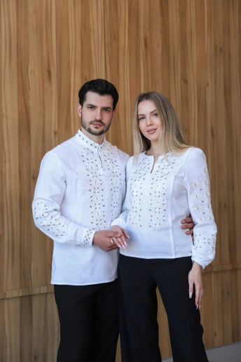 Купити парні вишиванки комплект Едельвейс в Україні від Галичанка