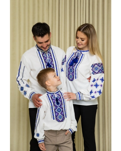 Комплект "Русланчики" ( молочн. з синим)