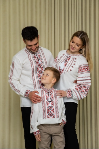 Купити парні вишиванки КОМПЛЕКТ "Оксана і Оксенчики" в Україні від Галичанка