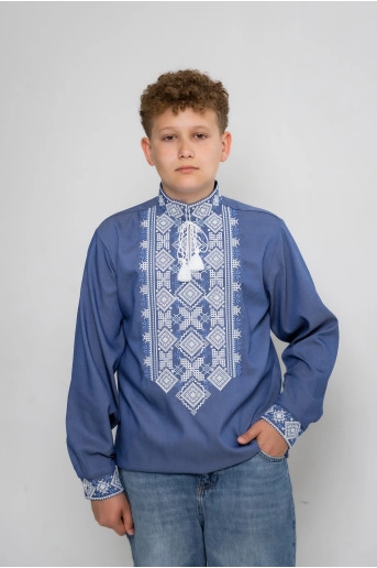 Богодар (джинс з біло-голубим)