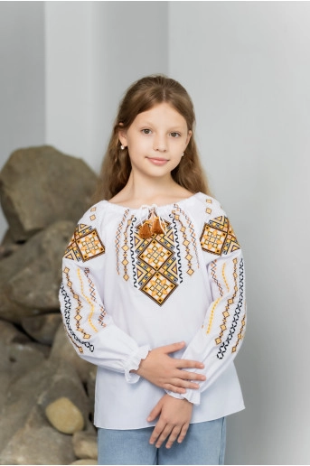 Гануся (біла з  золотом)