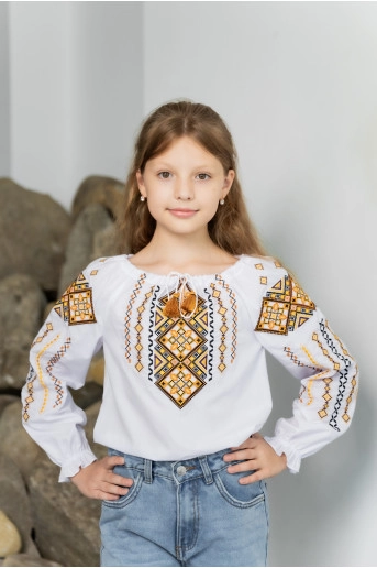 Ганнуся (белая с золот.)