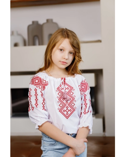 Забава (біла з червоним)