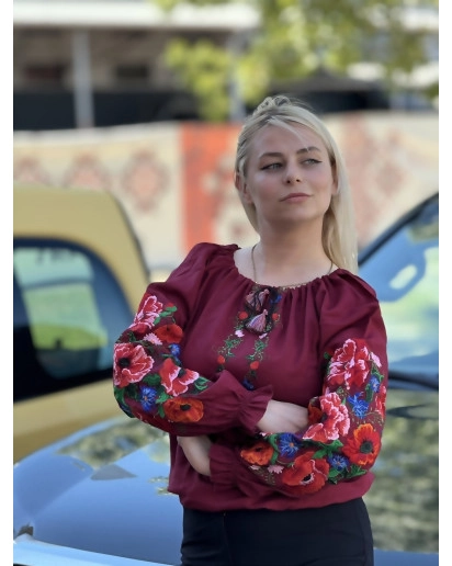 Полумяний вихор (бордо)