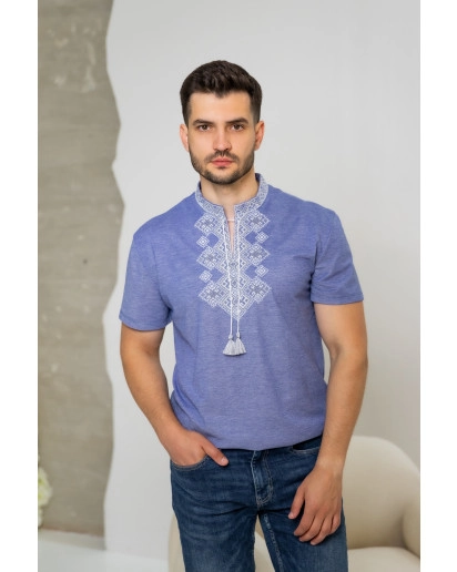 Бажан (джинс синій з сірим)