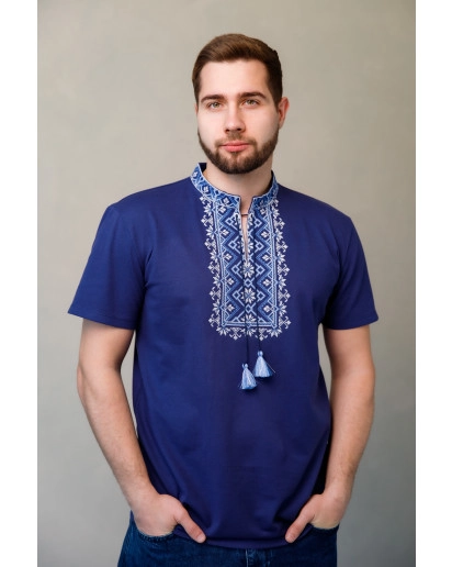 Зорепад (синя-індіго з біло-голубим)