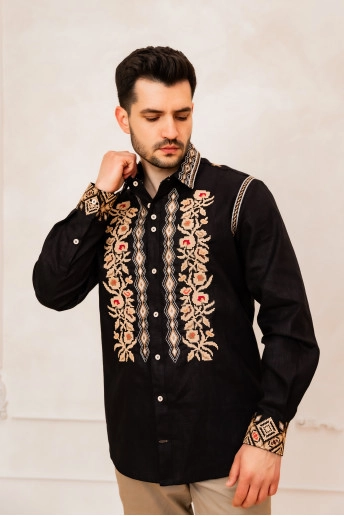 Miroslav (black with beige)