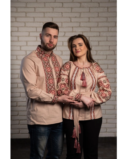 КОМПЛЕКТ "ОЛЕСЯ ТА ОЛЕКСА" (бежевий)