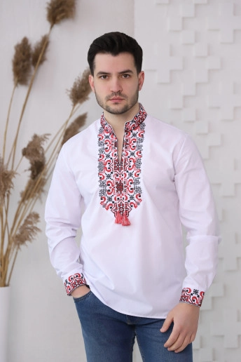 Polkovnyk plus (white with red)