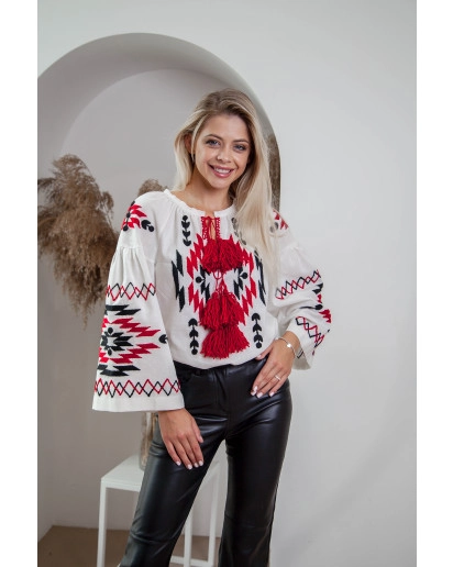 Gycylka Ksenia (white with red)