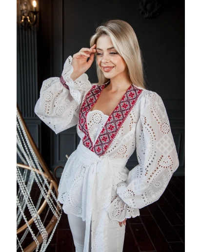 Мережкове диво (біла з червоним)