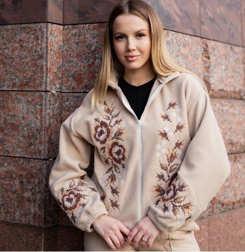 Купить женский свитшот с вышивкой Фелиция в Украине от Галычанка