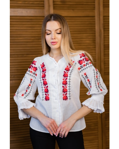 Люция ( белая с красн.)
