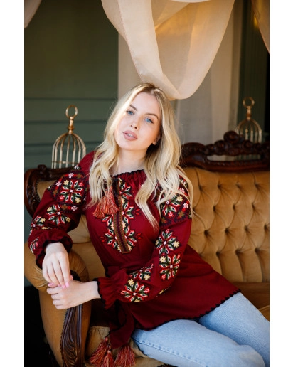 Syziria (bordowy z czerwonym)