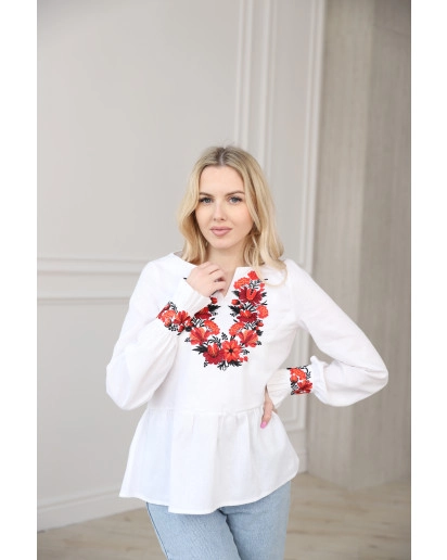 Соломія (біла з червоним)