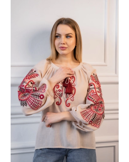 Vutunanka  (beige with cherry)