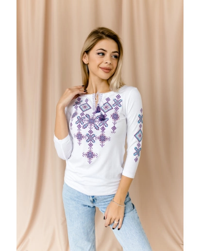 Zoriana nich (white with purple)