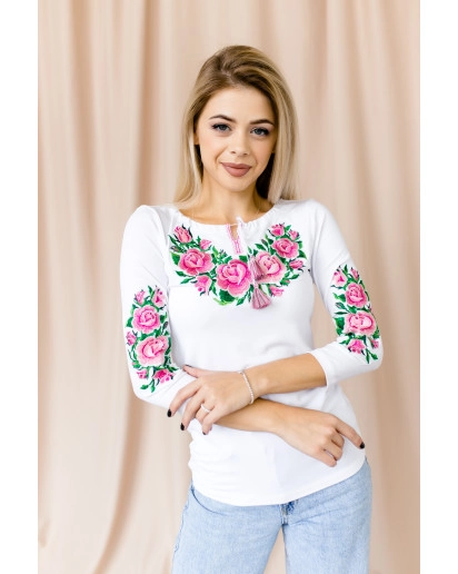 Tiffani + (white and pink)
