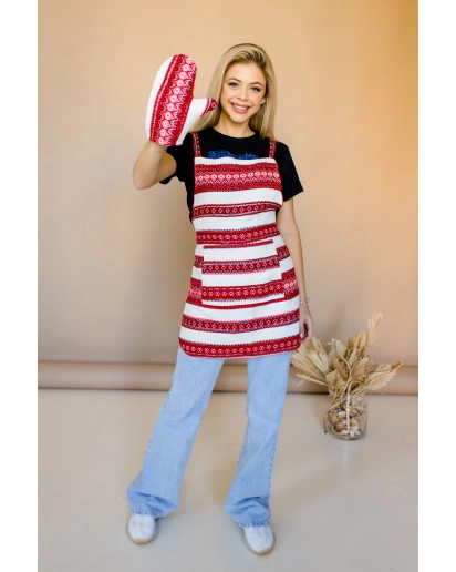 fartukh+prykhvatka red